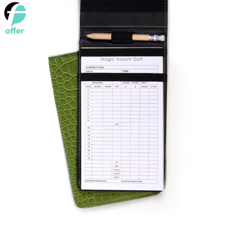 Leather Golf Scorecard Holder