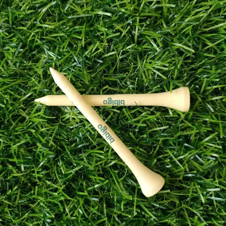 Reusable Biodegradable Ecologic Recyclable Polishing Natural Bamboo Golf Tee