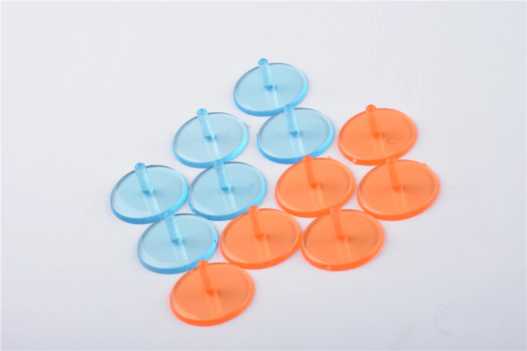 Plastic Golf Ball Markers Dia 24mm Colored Transparent Golf Ball Marker