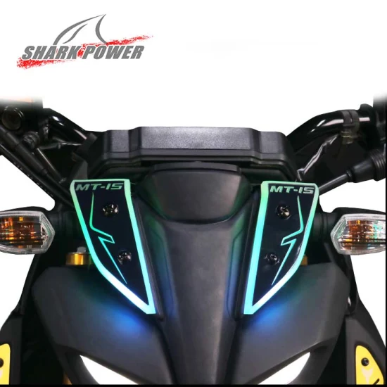 Accesorios para motocicletas, partes del cuerpo, tira de LED Flexible decorativa de ajuste Universal, luz impermeable para YAMAHA Mt15