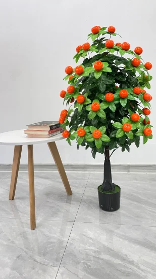 Cabeza de árbol viejo respetuosa con el medio ambiente 57 frutas Ping an Jinju planta decorativa de simulación Artificial personalizable