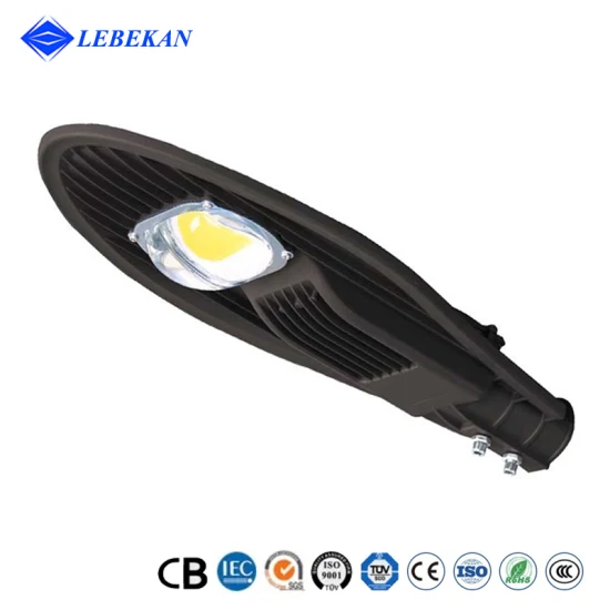 Lebkan Public Luminaire Lighting AC150 W Refletores Outdoor Cobra Road Lamp LED Security Post Aluminio Dusk to Dawn Street Light