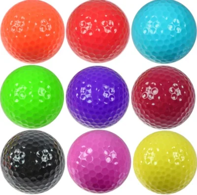 Pelotas de golf de práctica de gama colorida de regalo promocional personalizado